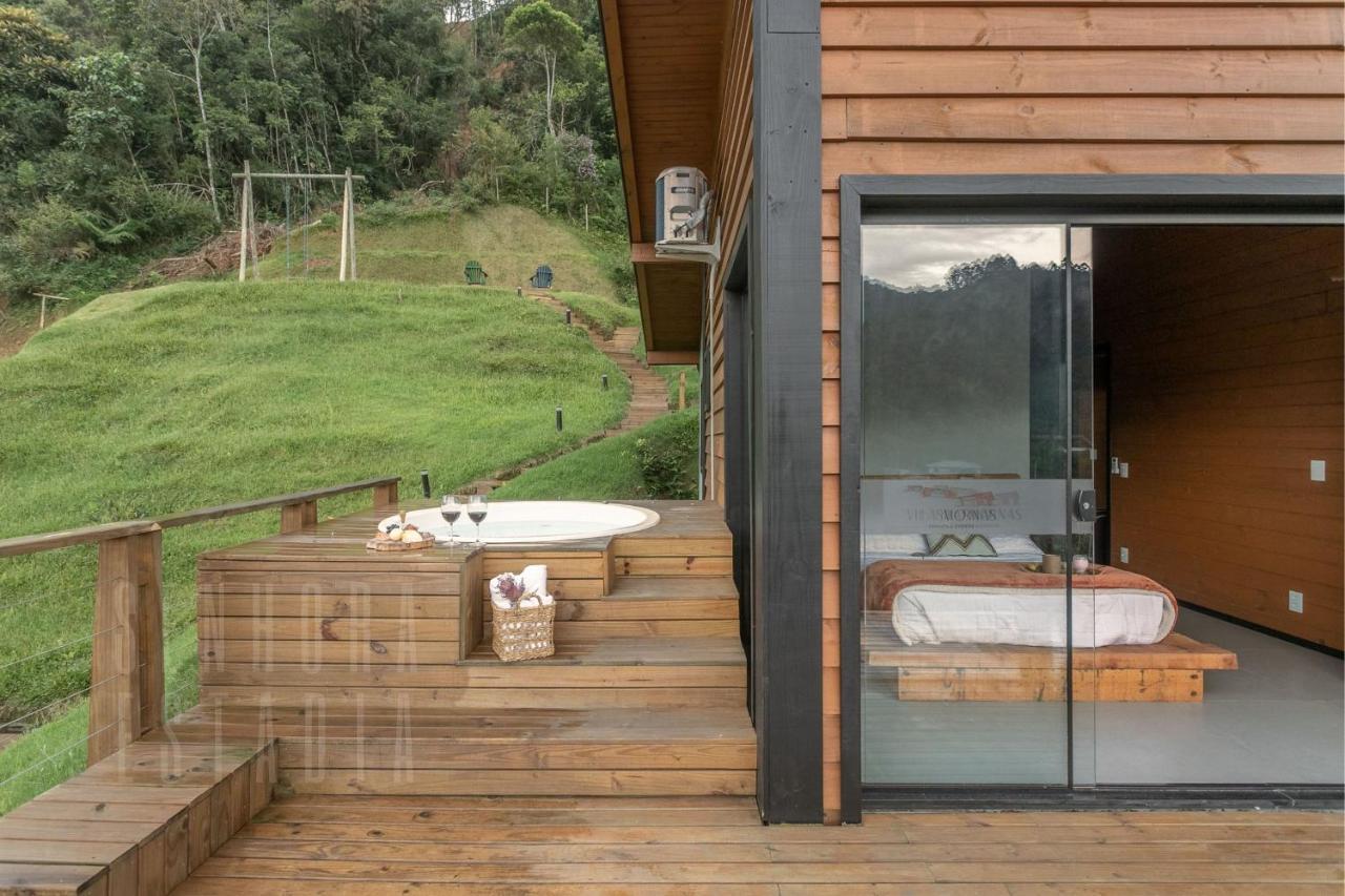 Villas Mornas Espaco De Eventos E Hospedagem Boutique Aguas Mornas ภายนอก รูปภาพ